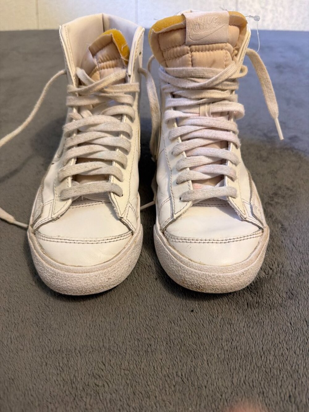 Nike Blazer Mid 77 White High Top Sneakers